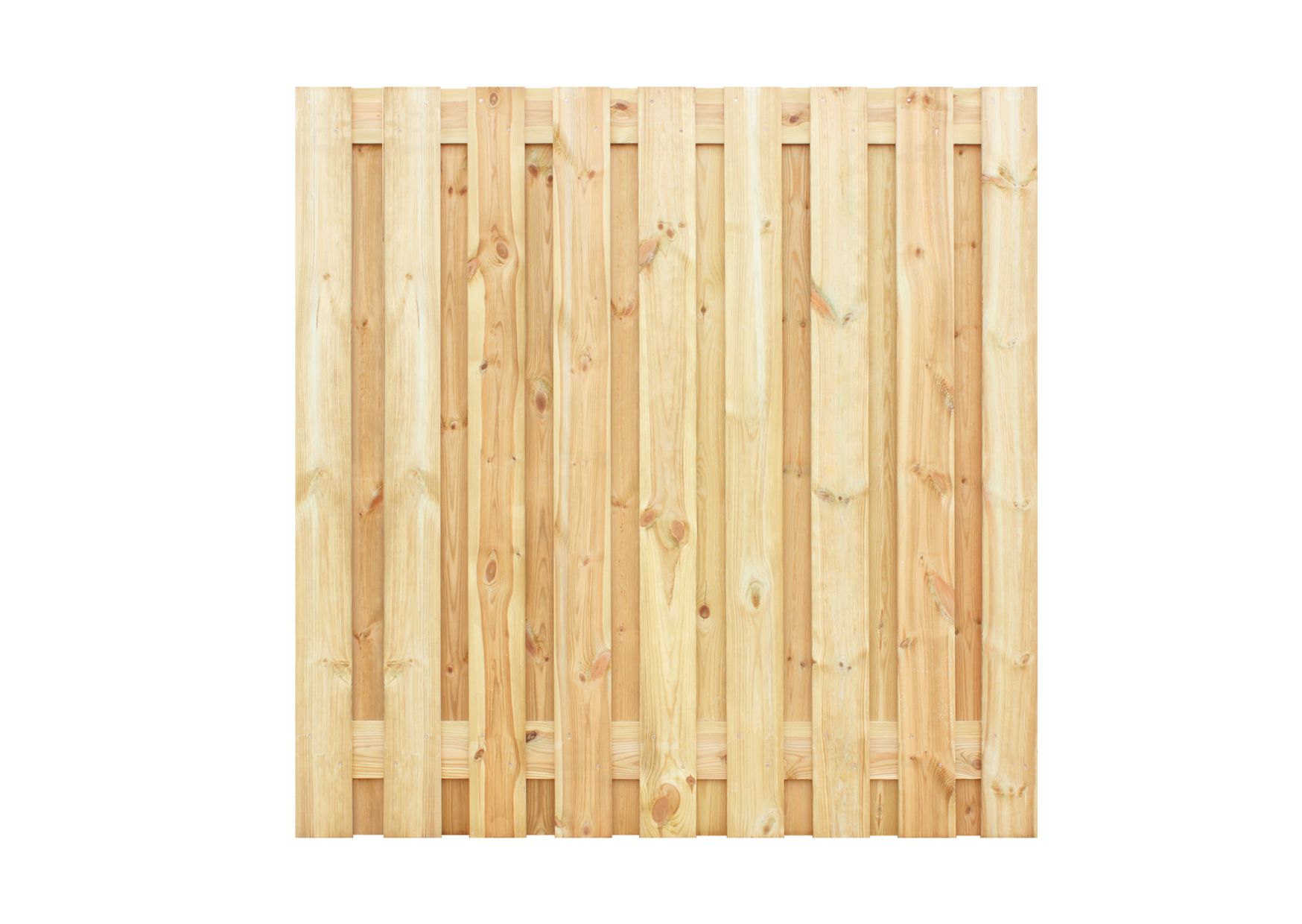 Schutting Grenen Geschaafd, 19-planks, 180 X 180 Cm, Groen ...